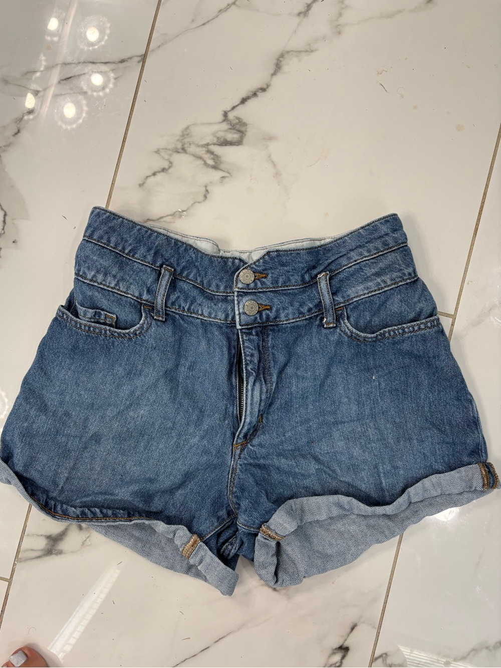 Banana republic 29/8 petite denim shorts
